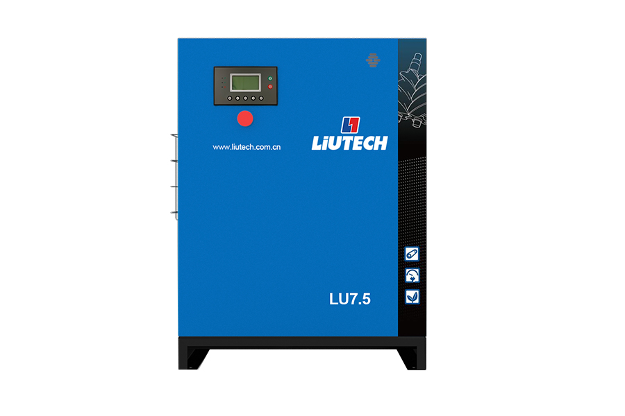 Integrert kompakt skrueluftkompressor