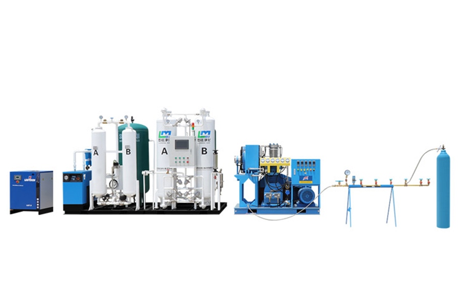 Medisinsk oksygenfyllingssystem på stedet